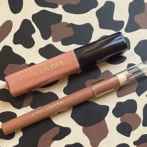Estée Lauder Pure Color Envy Kissable Lip Shine & Double Wear Lip Liner